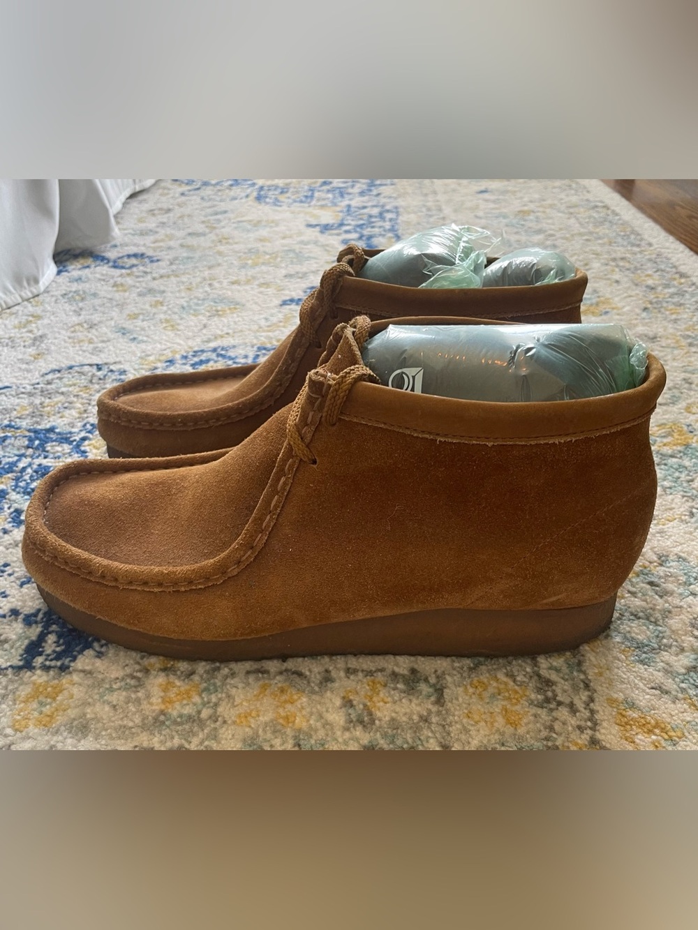 Clarks Men's Casual Suede Wallabee Shoes - Brown